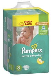 Pampers Active Baby-Dry 3 Midi (152 шт.)
