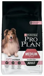 Purina Pro Plan (7 кг) Medium Adult сanine Sensitive Skin Salmon and rice dry