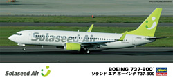 Hasegawa Пассажирский самолет Scale Solaseed Air Boeing® 737-800