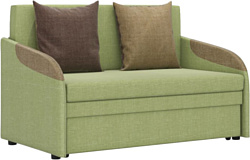 Прямой диван Нижегородмебель Громит ТД 131 (осло шоколад/осло хоней/осло эпл)