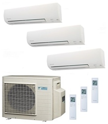 Daikin FTXS20K x 2 + FTXS25K / 3MXS52E