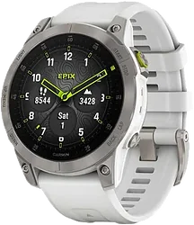 Умные часы Garmin Epix Gen 2 Sapphire (силиконовый ремешок)