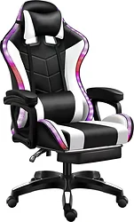 Кресло Jiqiao DG8003 (черный/белый) Кресло Jiqiao DG8003 (черный/белый)