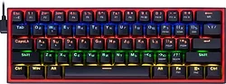 Клавиатура Redragon Fizz Redragon Red, black/red Клавиатура Redragon Fizz Redragon Red, black/red