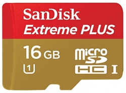 Sandisk Extreme PLUS microSDHC Class 10 UHS Class 1 80MB/s 16GB