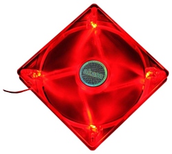 Akasa 14cm Quiet Red LED Fan