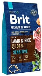 Brit (8 кг) Premium by Nature Sensitive Lamb & rice