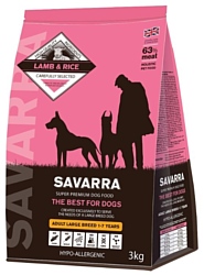 SAVARRA (3 кг) Adult Large Breed Ягненок и рис
