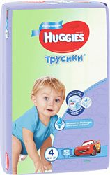 Huggies Трусики-подгузники 4 (9-14 кг) для мальчиков (52 шт)