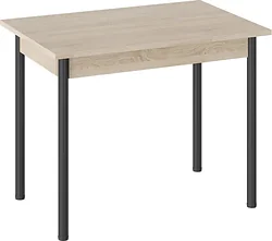 Кухонный стол Трия Родос Тип 1 с опорой d40 (черный муар/дуб сонома) Кухонный стол Трия Родос Тип 1 с опорой d40 (черный муар/дуб сонома)