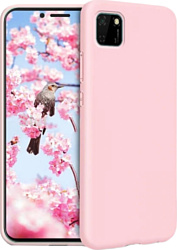 Case Matte для Huawei Y5p/Honor 9S (светло-розовый)