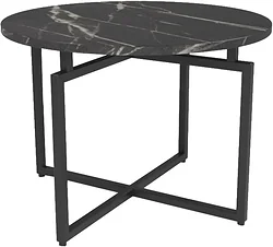 Журнальный столик Дабер 009 СЖ9.0.2.12 (белый/мрамор черный)