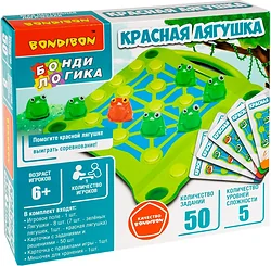 Настольная игра для детей Bondibon БондиЛогика Красная лягушка ВВ6333
