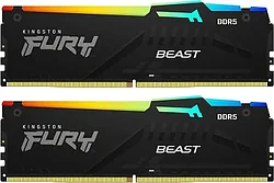 Модуль памяти Kingston FURY Beast RGB KF564C32BBEAK2-64