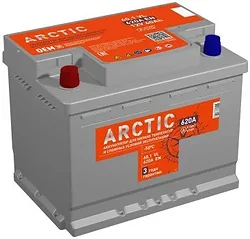 Автомобильный аккумулятор Tubor Arctic L+ (60Ah)
