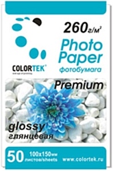 COLORTEK Глянцевая 10x15 260г/м 50л (11182-1)