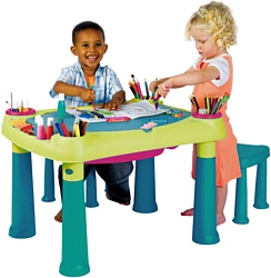 Keter Creative Play Table + 2 stools (17184184)