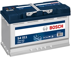 Автомобильный аккумулятор Bosch S4 011 (580400074) 80 А/ч