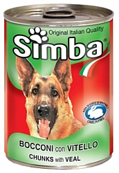 Simba Консервы Кусочки для собак Телятина (0.415 кг) 1 шт.