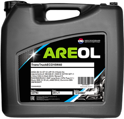 Areol Trans Truck Eco 10W-40 20л