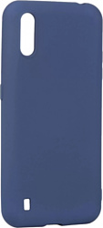 Case Matte для Samsung Galaxy M01 (синий)