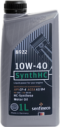 Senfineco SynthHC 10W-40 API CF-4 ACEA A3/B4, 1л