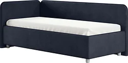 Кровать Сонум Capri L 90x200 (замша синий) Кровать Сонум Capri L 90x200 (замша синий)