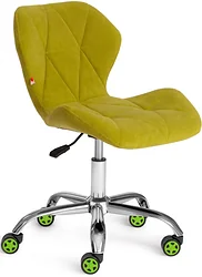 Кресло TetChair Selfi (флок, олива)