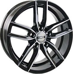 Neo Wheels V08-1770 7x17/5x114.3 D67.1 ET38 Черный с полировкой 