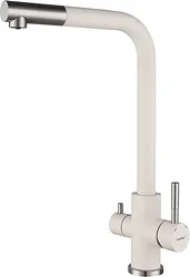 Смеситель GranFest QUARZ GF-Z5421 (белый)