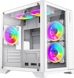 Корпус для компьютера GameMax Infinity Mini WH (белый) Корпус для компьютера GameMax Infinity Mini WH (белый)