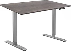 Стол для работы стоя ErgoSmart Wooden Manual DESKFIT DF100 1300х750х27 мм (скошенный край, дуб галифакс/серый)