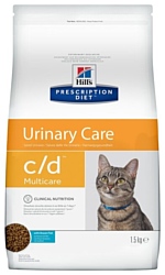 Hill's Prescription Diet C/D Multicare Feline with Ocean Fish dry (1.5 кг)