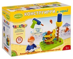 Конструктор BONDIBON Французские опыты науки с Буки Конструируй и играй ВВ4043 Твистер