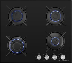Газовая варочная панель HOMSAIR HGG641EBK Газовая варочная панель HOMSAIR HGG641EBK