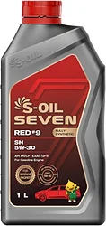 Моторное масло S-OIL SEVEN RED #9 SN 5W-30 1л