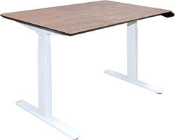 ErgoSmart Wooden Unique Ergo Desk 1300х750х27 мм (дуб мореный/белый)