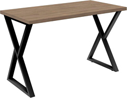Стол для работы TMB Loft Дункан разборный 1200х600 36 мм (дуб денвер трюфель/черный)