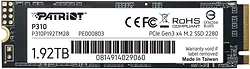 SSD Patriot P310 1.92TB P310P192TM28 SSD Patriot P310 1.92TB P310P192TM28