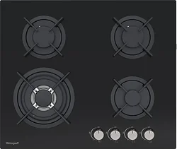 Газовая варочная панель Weissgauff HGG 640 BG Nano Glass Газовая варочная панель Weissgauff HGG 640 BG Nano Glass