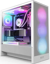 Корпус для компьютера NZXT H5 Flow RGB 2024 CC-H52FW-R1