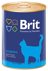 Brit (0.34 кг) 12 шт. Консервы для кошек Индейка