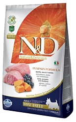 Farmina (2.5 кг) N&D Grain-Free Canine Pumpkin Lamb & Blueberry Adult Mini