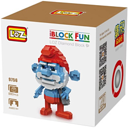 LOZ iBlockFun 9756 Большой синий человечек