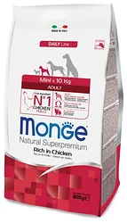 Monge (0.8 кг) Dog Mini Adult – Курица с рисом. Для взрослых собак мелких пород