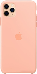 Apple Silicone Case для iPhone 11 Pro Max (розовый грейпфрут)