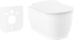 Унитаз Lavinia Boho Bell Pro Rimless 21010001 (чаша, пневмокрышка, шум-я)