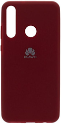 EXPERTS Original Tpu для Huawei Y6p с LOGO (темно-красный)