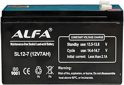 Аккумулятор для ибп ALFA SL12-7 12V-7Ah