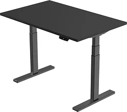 Стол для работы Smartstol Slim 140x80x1.8 (черный/черный)